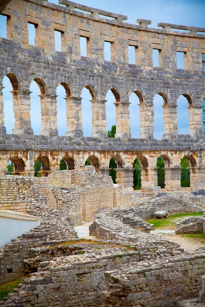 Λεπτομέρειες του Κολοσσαίο - μεγάλη αξιοθέατα ιταλική σειρά — Φωτογραφία Αρχείου