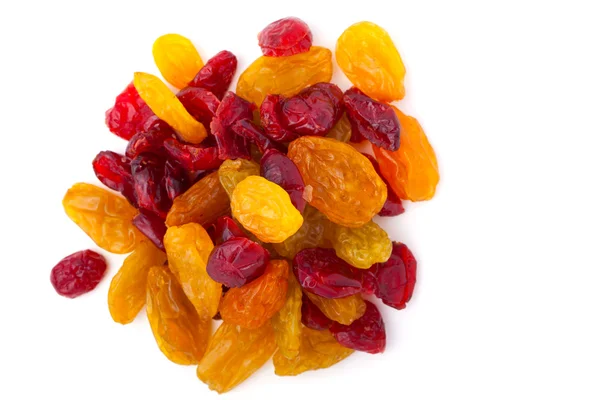 Golden and red raisins — Stock Photo, Image
