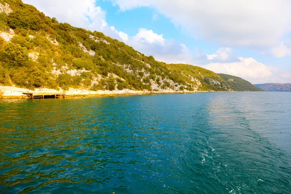 Foto da parte ístria da costa do Adriático — Fotografia de Stock