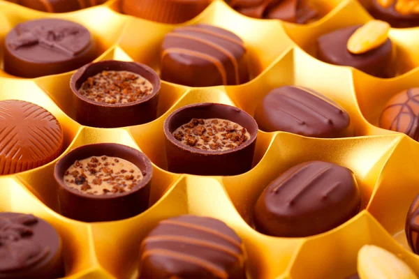 Lezzetli çikolatalı pralin — Stok fotoğraf