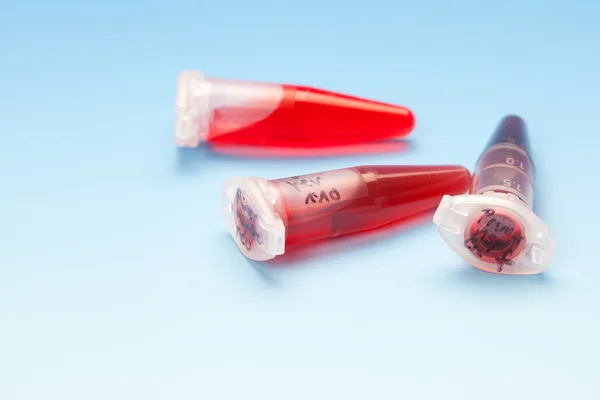 Amostra de células estaminais no tubo de reacção — Fotografia de Stock