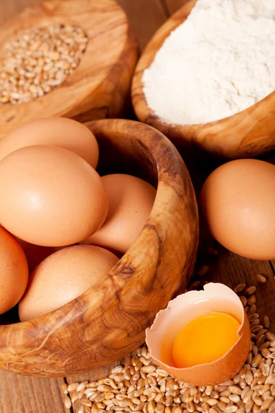 Ingrediënten voor het bakken — Stockfoto