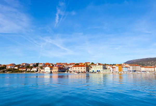 Oude Istrische stad in novigrad, Kroatië. — Stockfoto