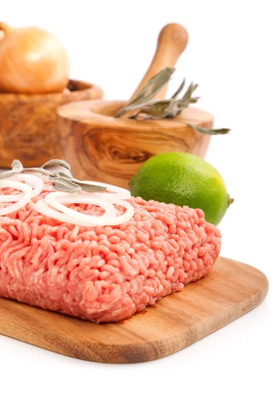 Rohes Hackfleisch — Stockfoto