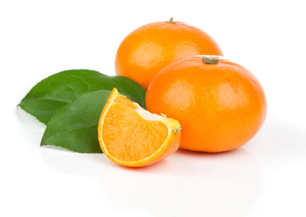 Mandarin isolated on white background — Stock Photo, Image