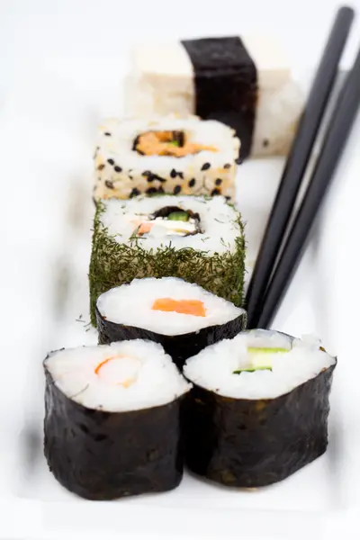 Kotak sushi bento — Stok Foto