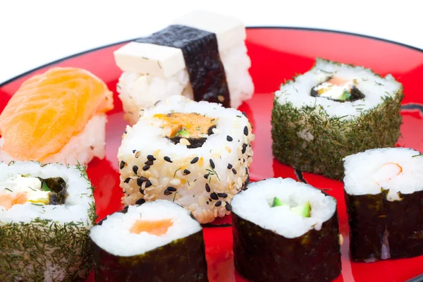 Sushi on white — Stock Photo, Image