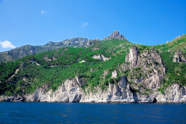 Utsikt över Amalfikusten, Italien. — Stockfoto