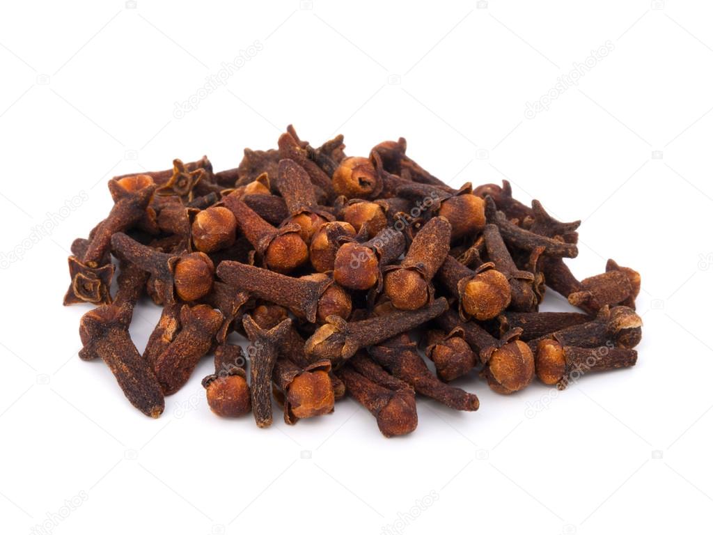 Cloves isolated on white background