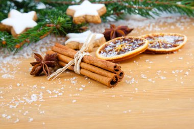 Festival dekorasyonu ile tarçın, Noel kurabiyeleri