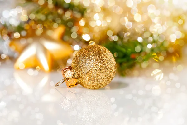 Christmas decoration on abstract background — Stock Photo, Image