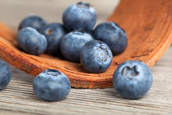 Fresh Blueberries on wooden Background — Stock Photo, Image