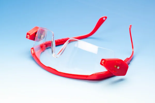 Clear black safety glasses for professional patient — Stock Photo, Image