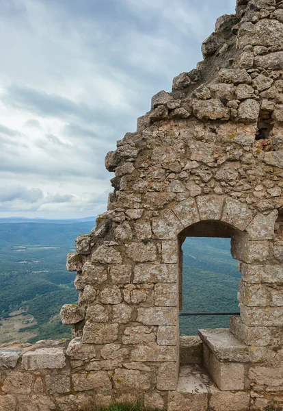 Cathar castle peyrepertuse — Stock Photo, Image