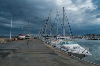 Yat ve tekne içinde cartagena'nın port.