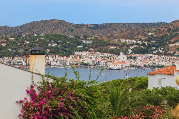 地中海の町の眺め ロイヤリティフリーのストック写真