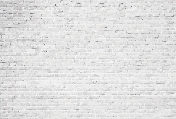 White grunge brick wall background — Stock Photo, Image