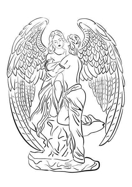 Ангел в любви — стоковый вектор