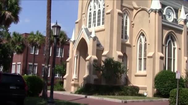 Mickve Israël synagoge — Stockvideo