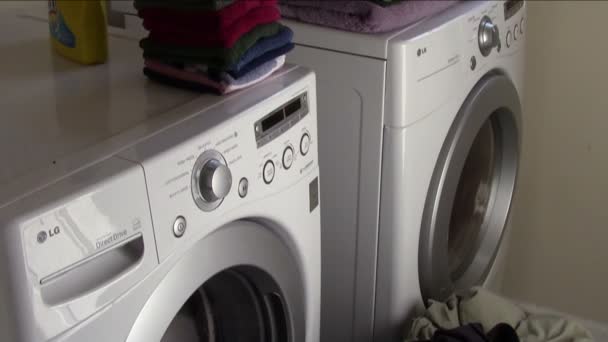 Prádelna — Stock video