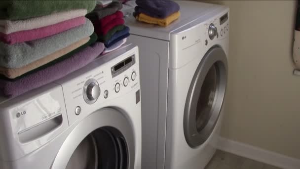 Laundry — Stock Video