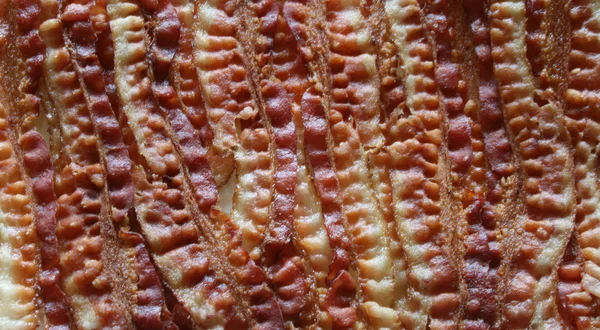 Plate Of Bacon — Stock Photo, Image