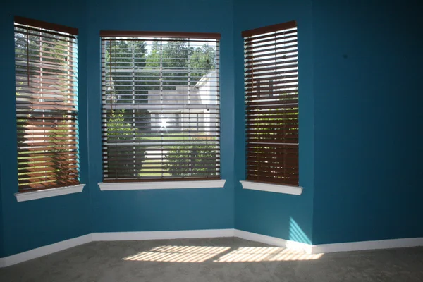 Sunshine in Empty Living Room Stock Photo