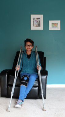 Yaralanan genç kadın