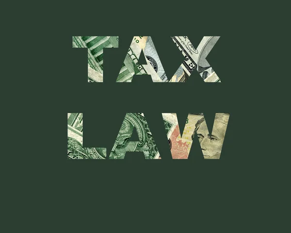 Tax Words — Stock Photo, Image