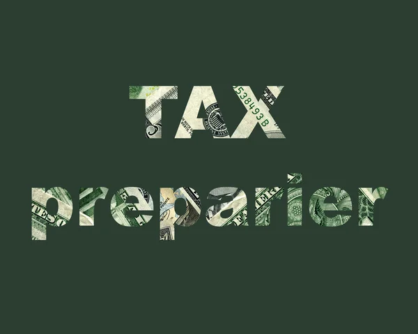 Tax Words — Stock Photo, Image