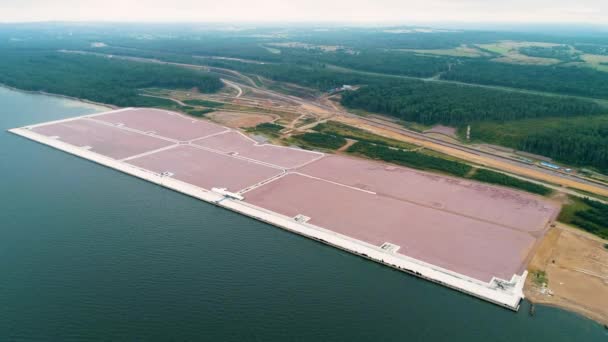 Sur Côte Nord Milieu Une Pinède Grand Port Est Construction — Video