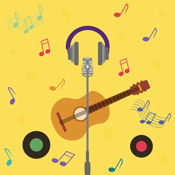 gitar ile müzikal kart
