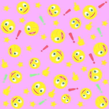 arka plan ile gülümsüyor