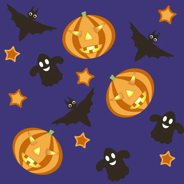 Seamless background for halloween — Stock Vector