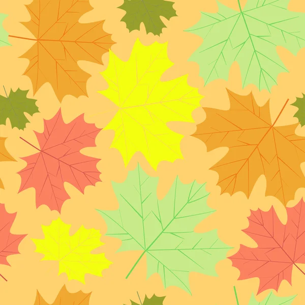 Осенний клен листья фона — стоковый вектор