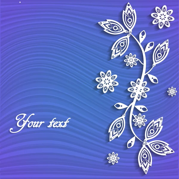 Çiçeklerle soyut arkaplan