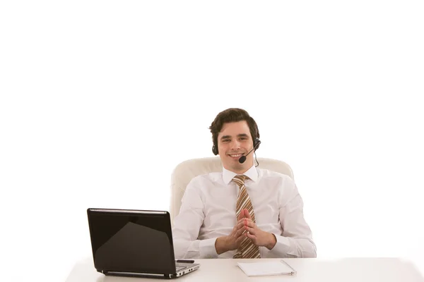 Client services help desk — Stock Photo, Image