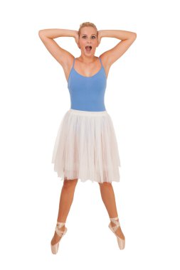 oynak çekici sarışın balerin