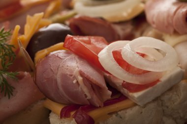 lezzetli taze jambon mezeler