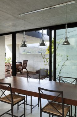 detay modern yemek odası