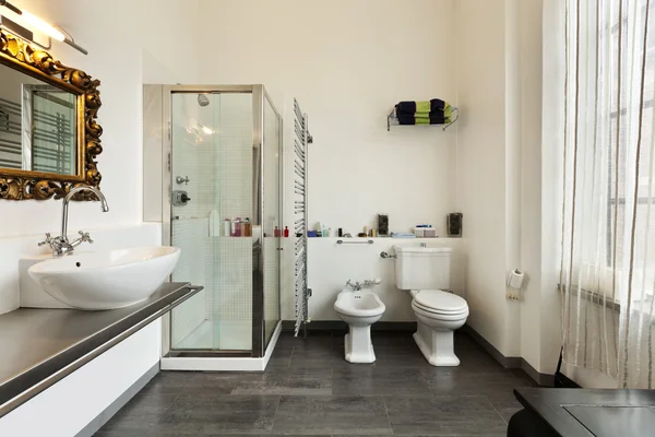 Rumah interior, kamar mandi — Stok Foto