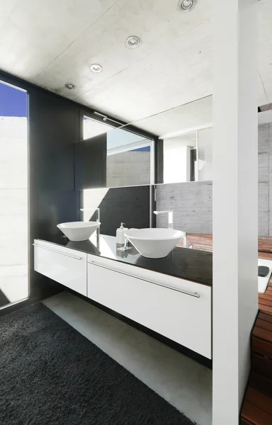 Moderno bagno interno — Foto Stock