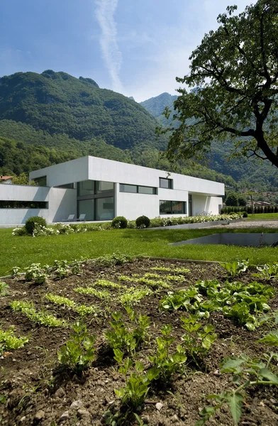 Moderna hus, exteriör — Stockfoto