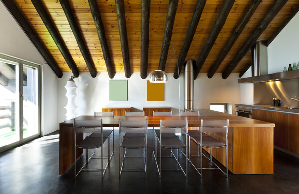 Interior, chalet moderno — Foto de Stock