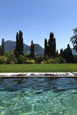 board of a pool