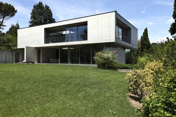 Modernt hus design i beton — Stockfoto