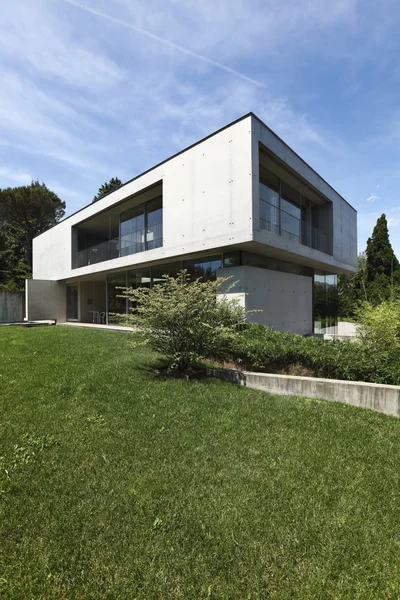 Modernt hus design i beton — Stockfoto