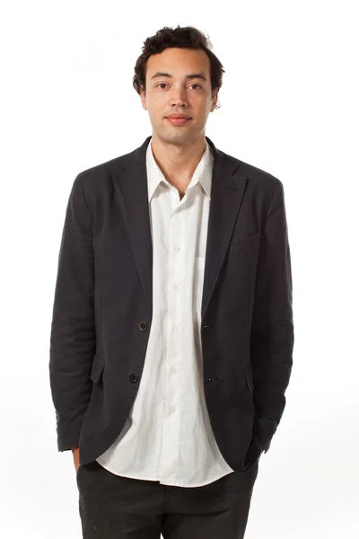 Business man, isolated on white background — Stock Photo, Image