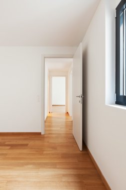 İç modern boş daire, daire