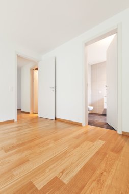 İç modern boş daire, daire